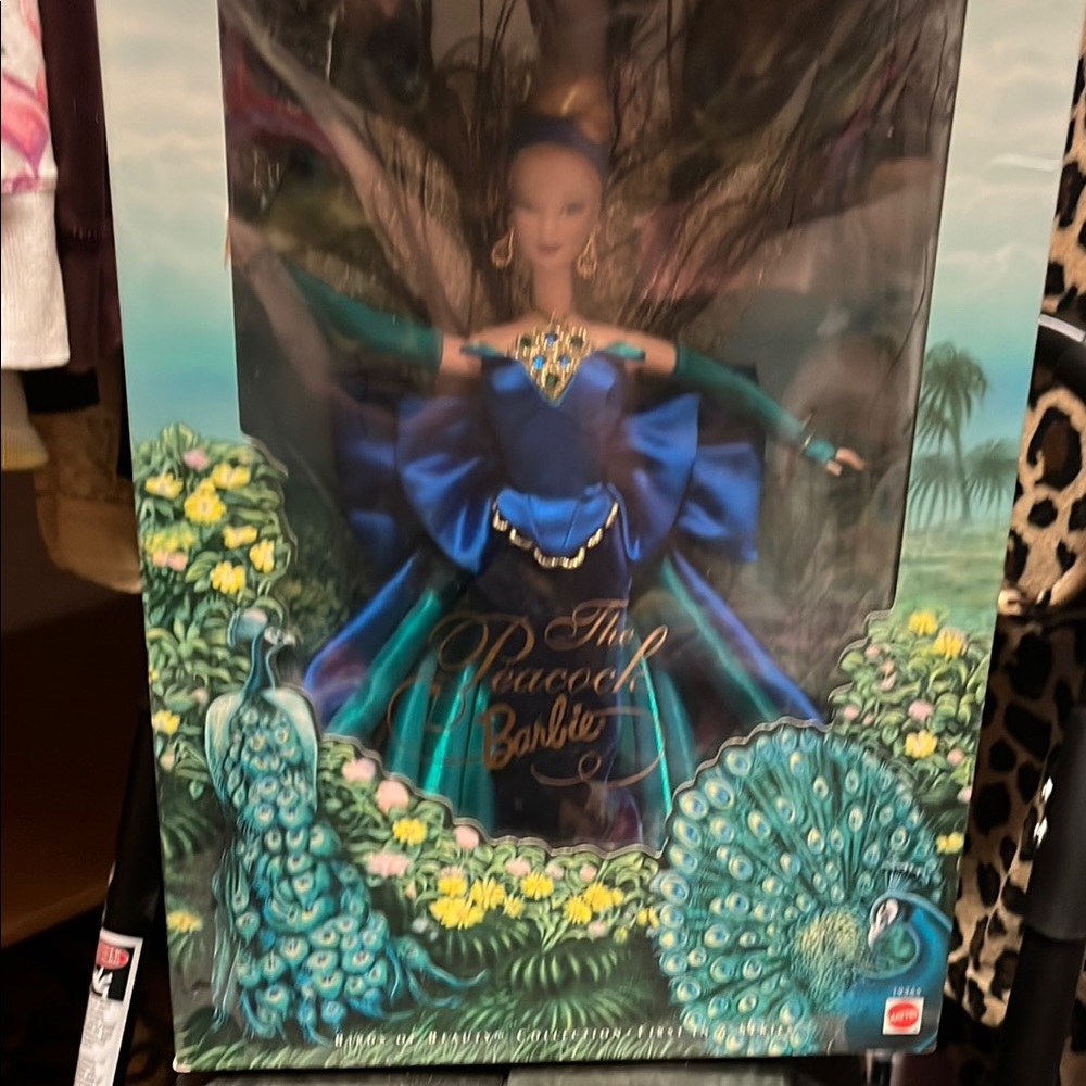 Mattel Peacock Barbie in Blue and Green Ensemble